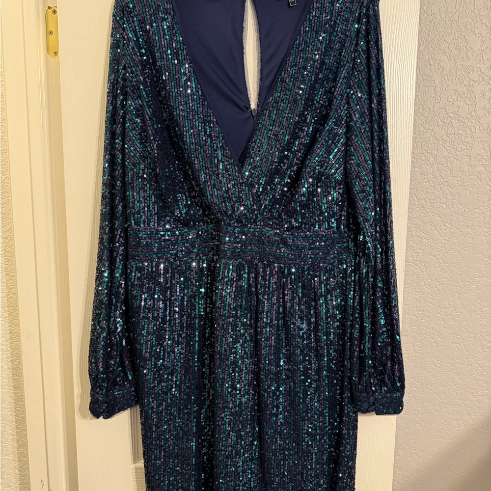 TFNC Long Sleeve Sequin Dress